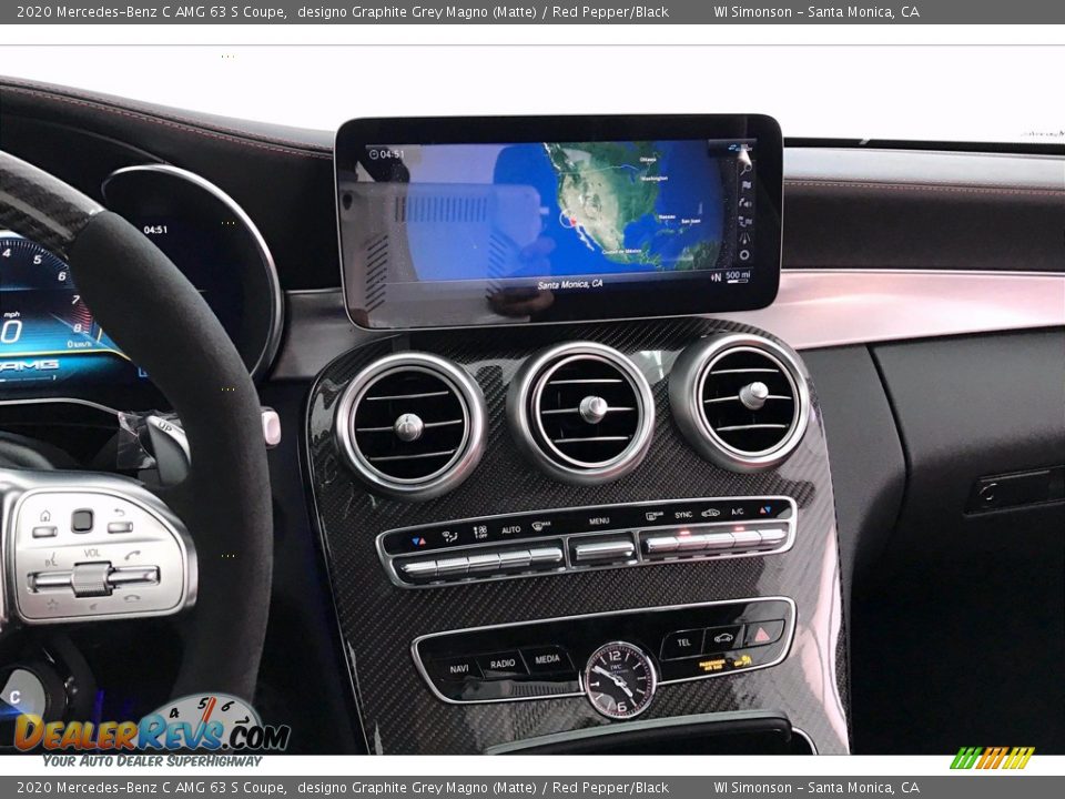 Controls of 2020 Mercedes-Benz C AMG 63 S Coupe Photo #6