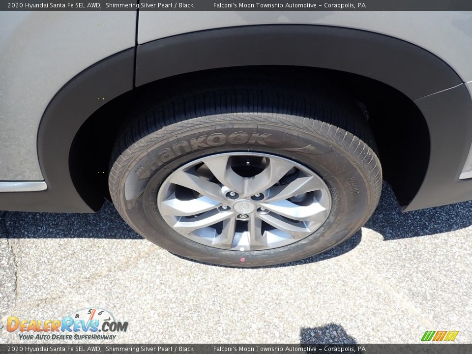 2020 Hyundai Santa Fe SEL AWD Shimmering Silver Pearl / Black Photo #7