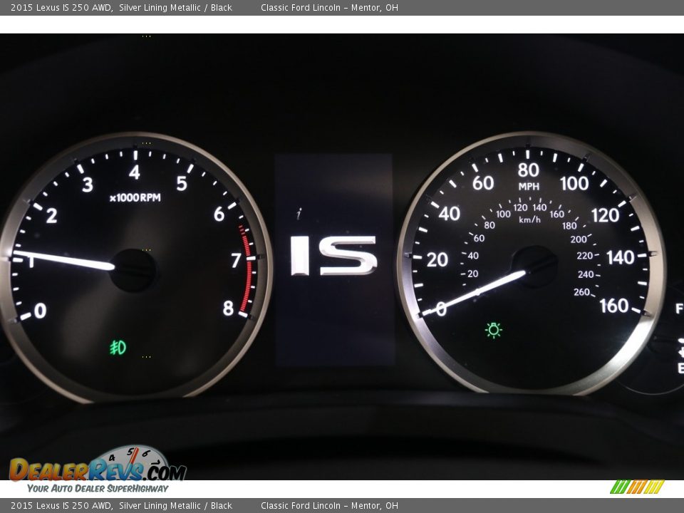 2015 Lexus IS 250 AWD Gauges Photo #9