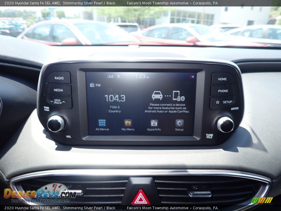 2020 Hyundai Santa Fe SEL AWD Shimmering Silver Pearl / Black Photo #13