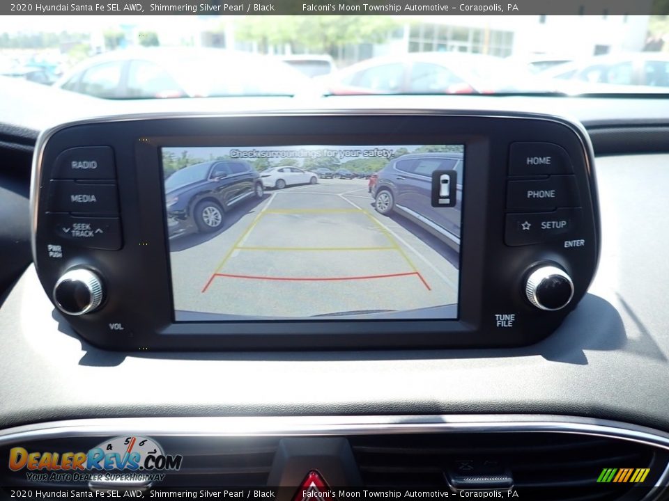 2020 Hyundai Santa Fe SEL AWD Shimmering Silver Pearl / Black Photo #14