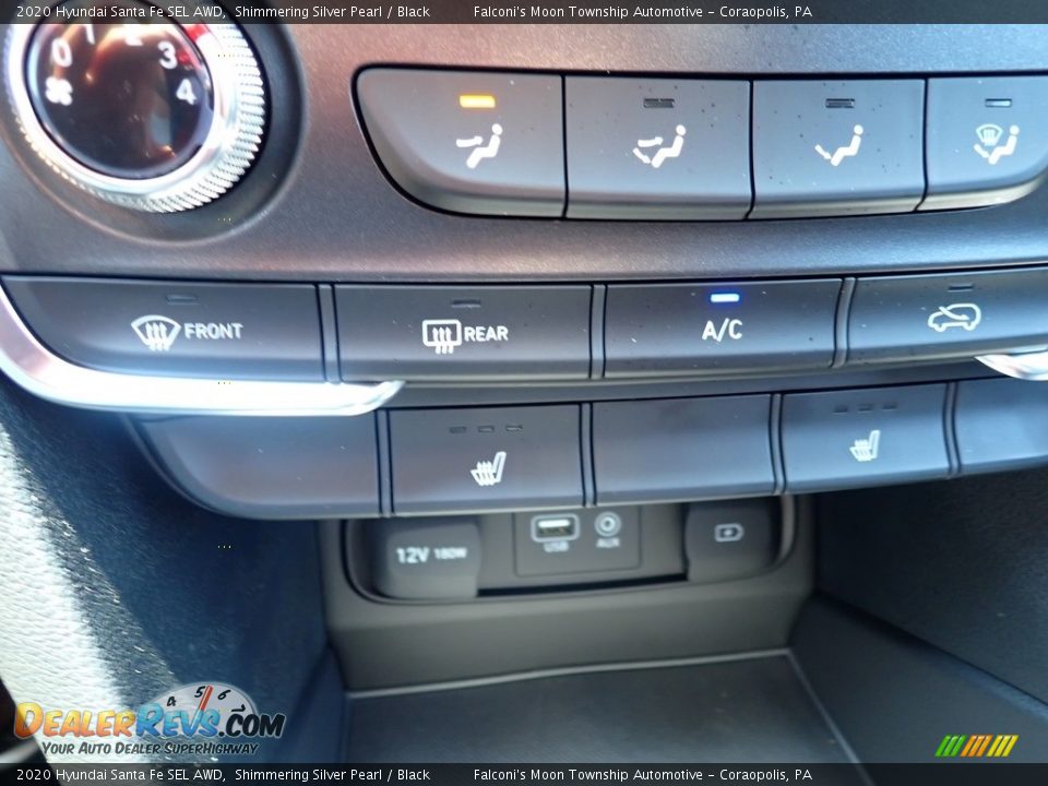 2020 Hyundai Santa Fe SEL AWD Shimmering Silver Pearl / Black Photo #15