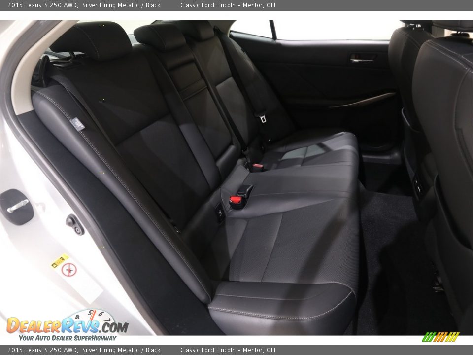 Rear Seat of 2015 Lexus IS 250 AWD Photo #26