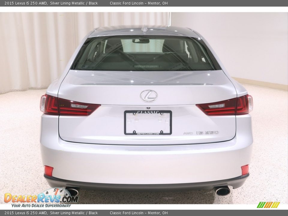 2015 Lexus IS 250 AWD Silver Lining Metallic / Black Photo #29