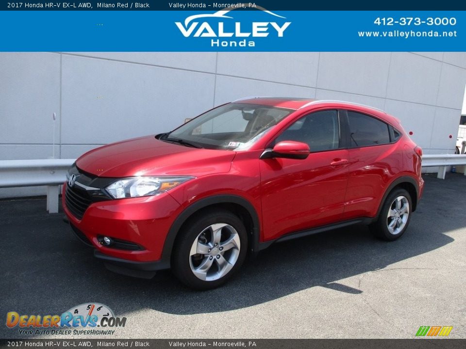 2017 Honda HR-V EX-L AWD Milano Red / Black Photo #1