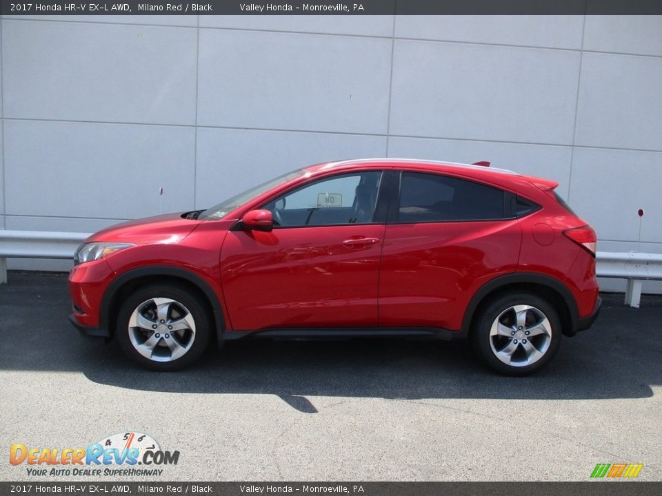 2017 Honda HR-V EX-L AWD Milano Red / Black Photo #2
