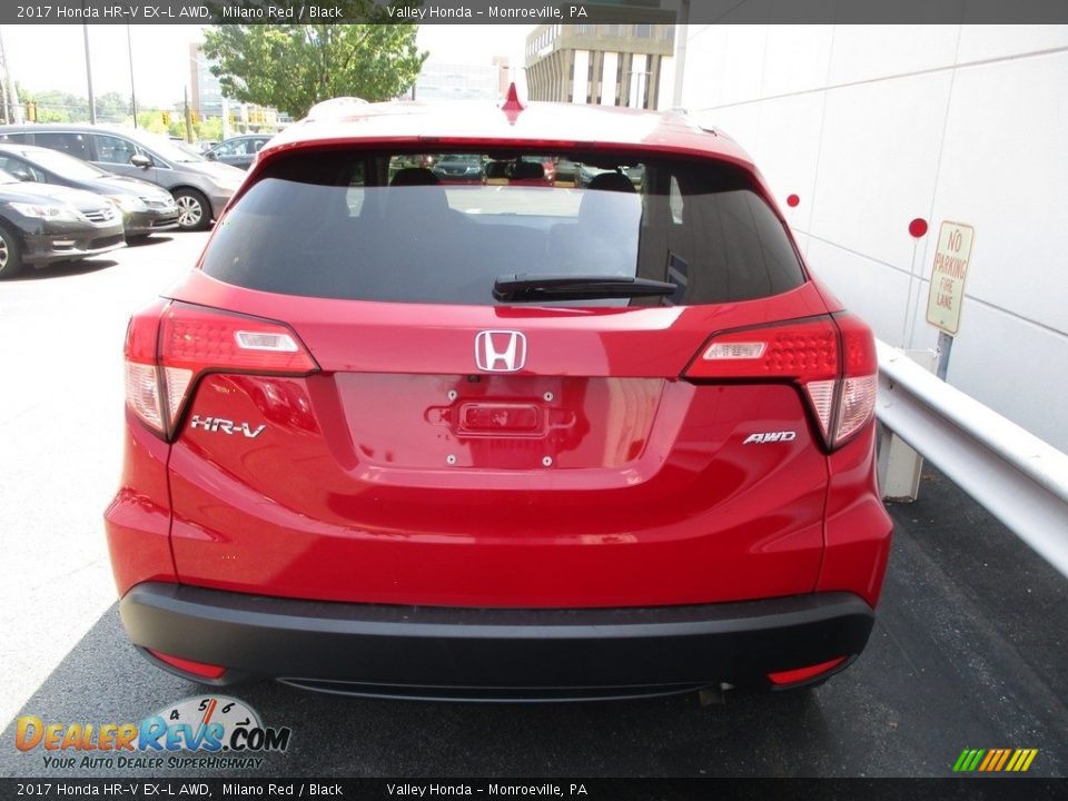 2017 Honda HR-V EX-L AWD Milano Red / Black Photo #4