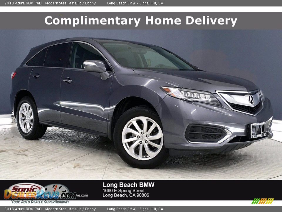 2018 Acura RDX FWD Modern Steel Metallic / Ebony Photo #1