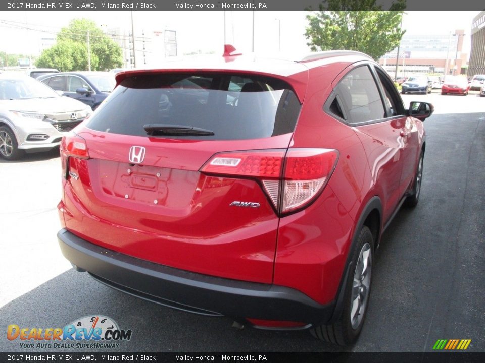 2017 Honda HR-V EX-L AWD Milano Red / Black Photo #5