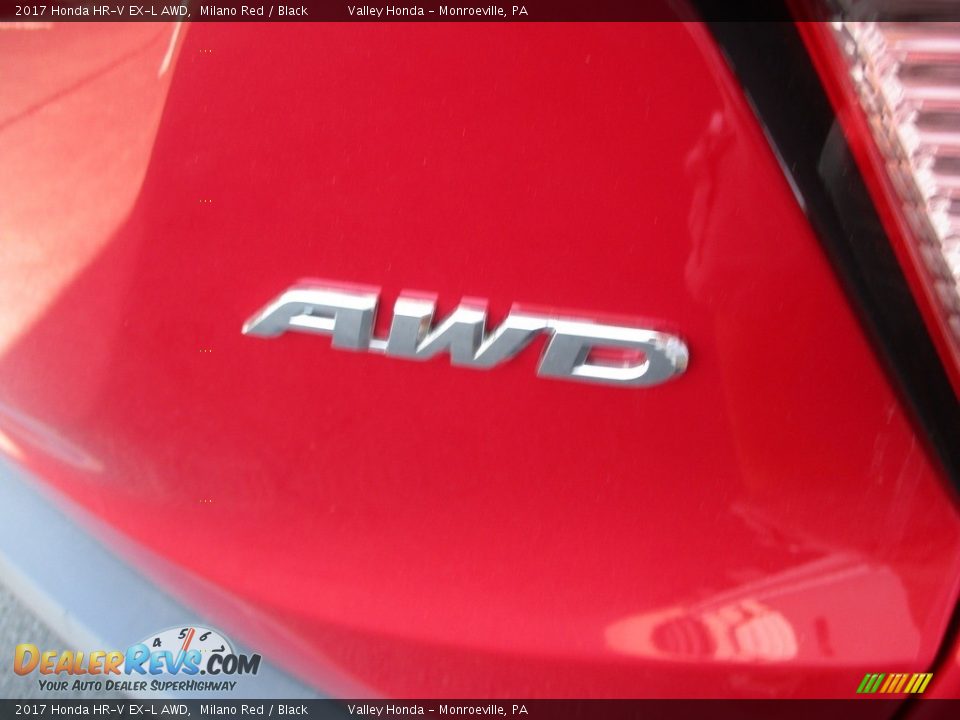2017 Honda HR-V EX-L AWD Milano Red / Black Photo #6