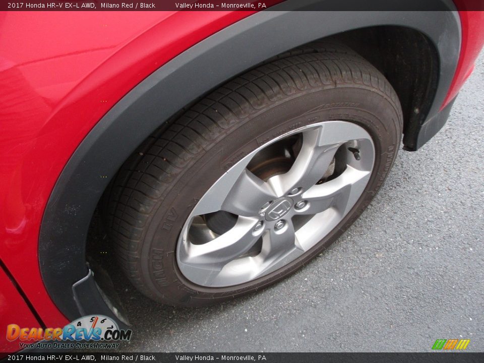 2017 Honda HR-V EX-L AWD Milano Red / Black Photo #7