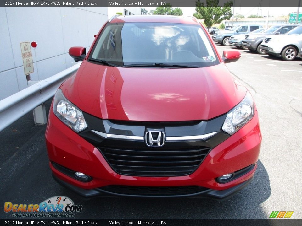 2017 Honda HR-V EX-L AWD Milano Red / Black Photo #9