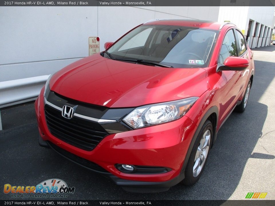 2017 Honda HR-V EX-L AWD Milano Red / Black Photo #10