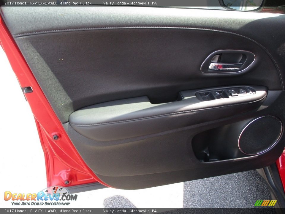 2017 Honda HR-V EX-L AWD Milano Red / Black Photo #11