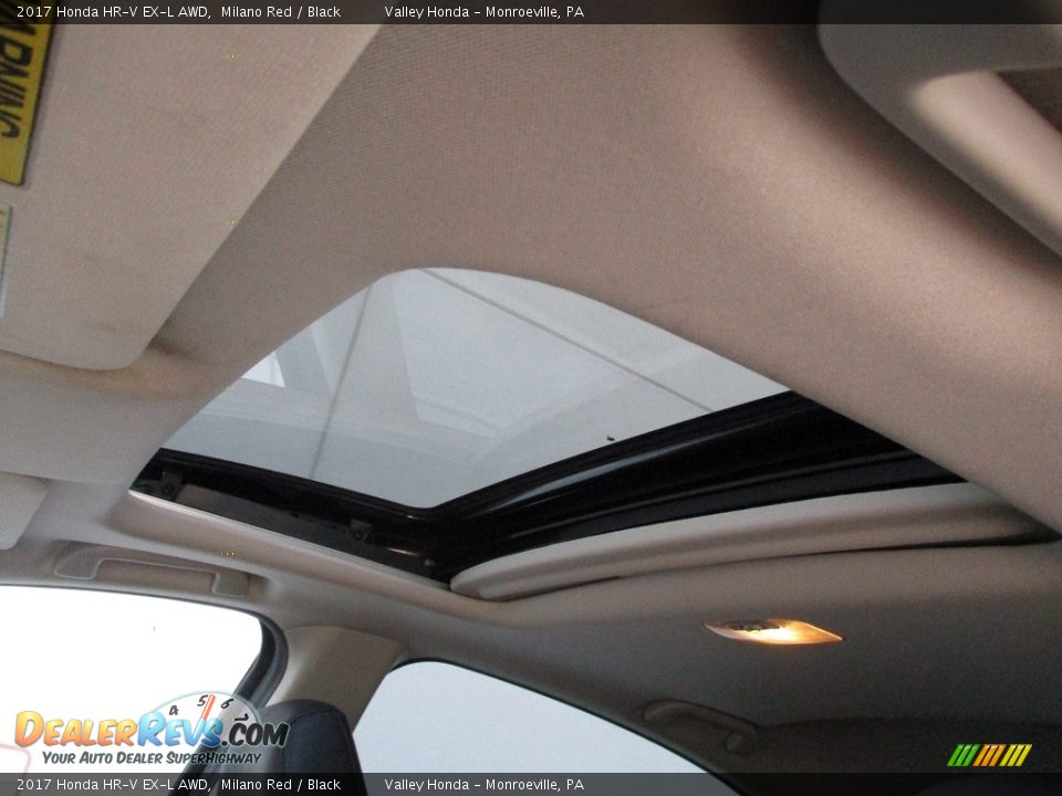 2017 Honda HR-V EX-L AWD Milano Red / Black Photo #12
