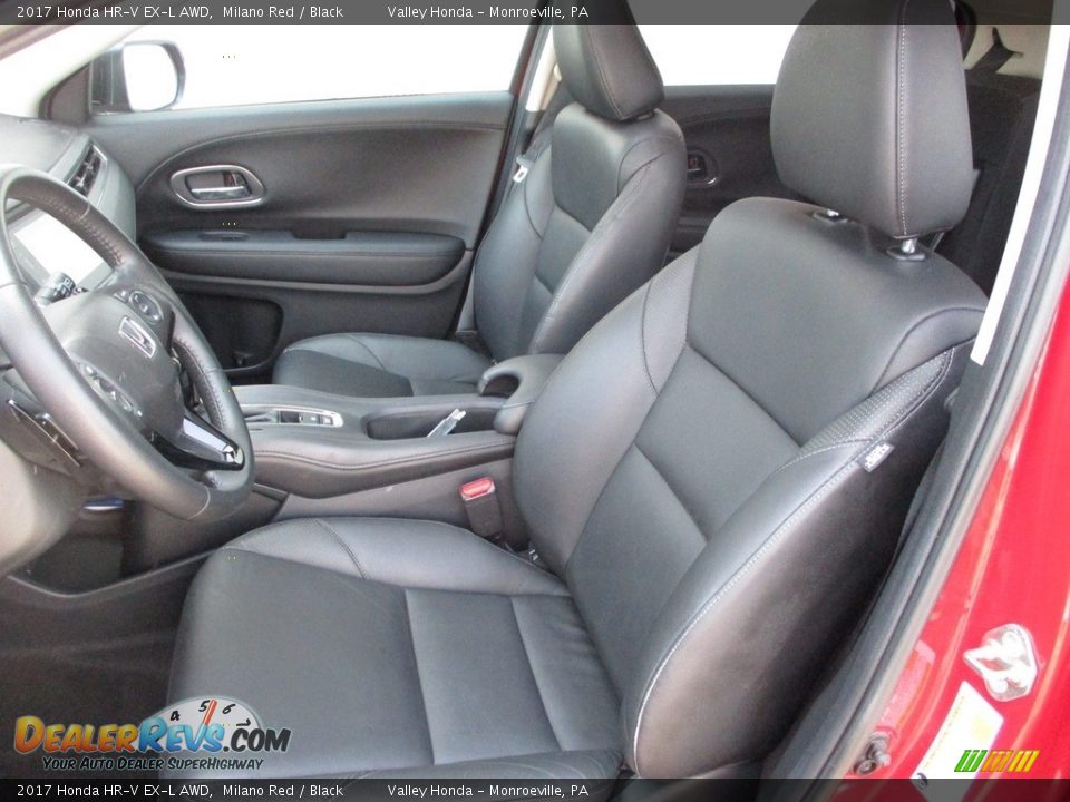 2017 Honda HR-V EX-L AWD Milano Red / Black Photo #13