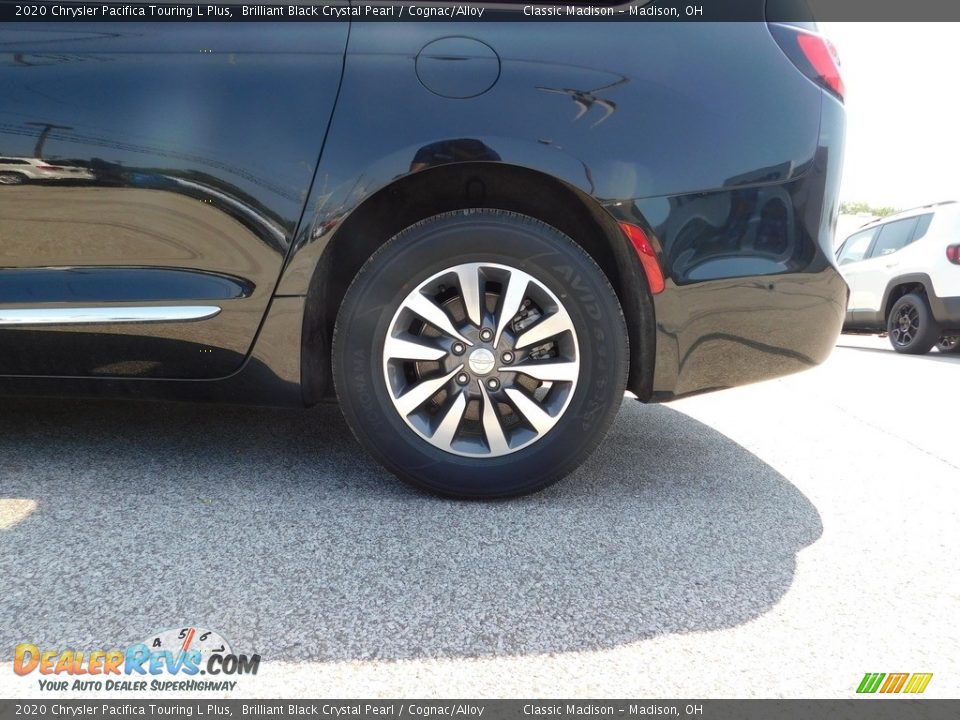 2020 Chrysler Pacifica Touring L Plus Brilliant Black Crystal Pearl / Cognac/Alloy Photo #16