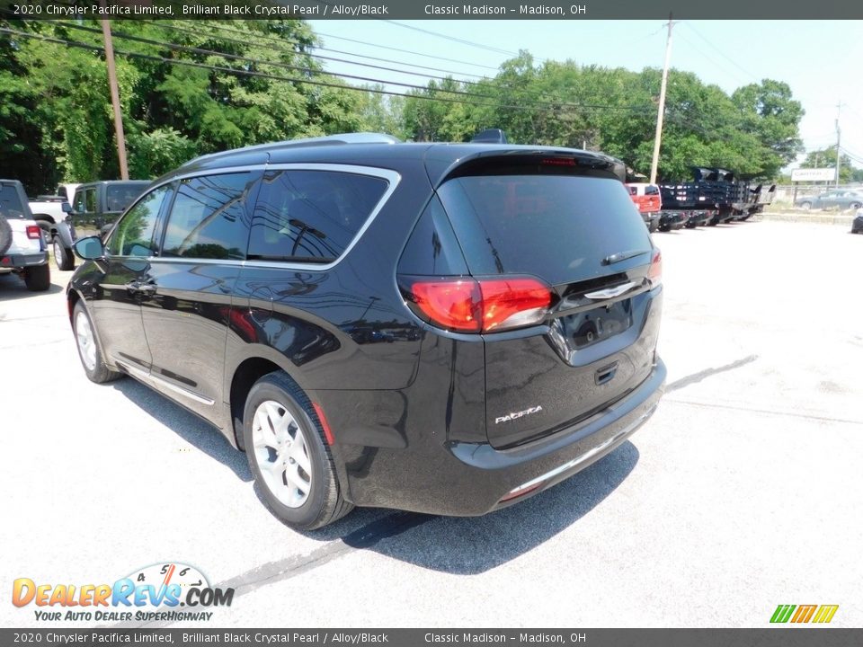 2020 Chrysler Pacifica Limited Brilliant Black Crystal Pearl / Alloy/Black Photo #5