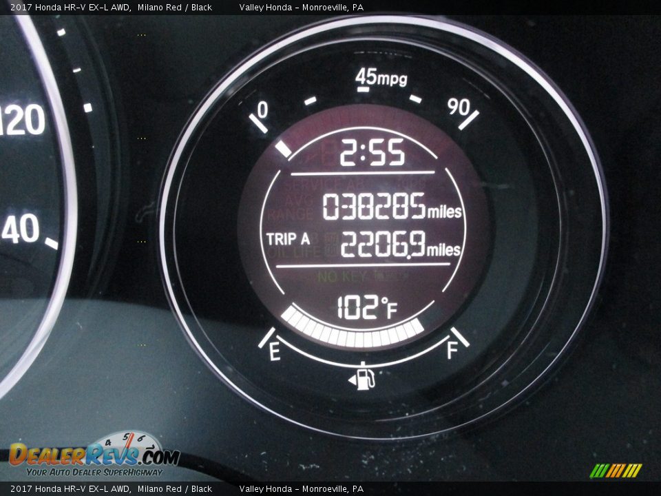 2017 Honda HR-V EX-L AWD Milano Red / Black Photo #20