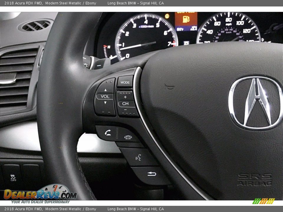 2018 Acura RDX FWD Modern Steel Metallic / Ebony Photo #18