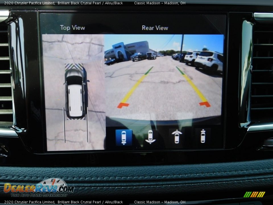 2020 Chrysler Pacifica Limited Brilliant Black Crystal Pearl / Alloy/Black Photo #10