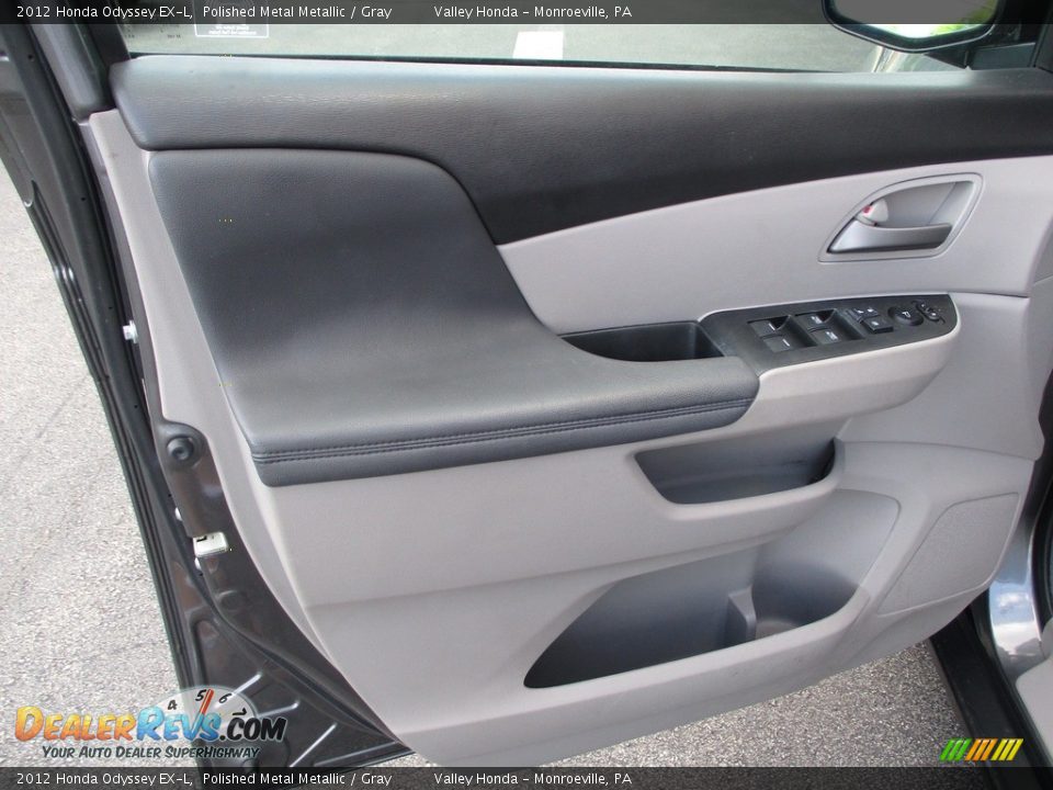2012 Honda Odyssey EX-L Polished Metal Metallic / Gray Photo #9