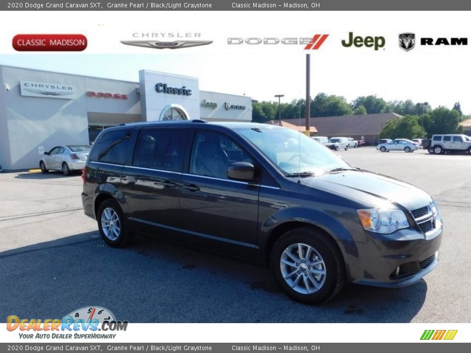 2020 Dodge Grand Caravan SXT Granite Pearl / Black/Light Graystone Photo #1