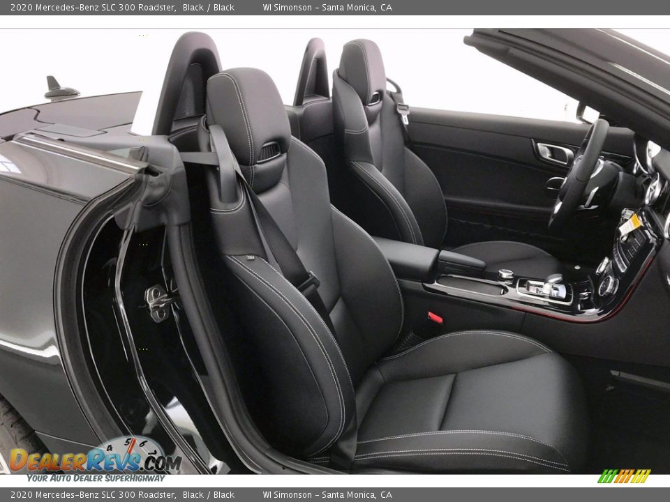 Black Interior - 2020 Mercedes-Benz SLC 300 Roadster Photo #5