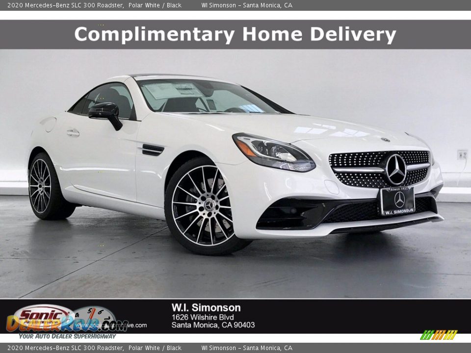 2020 Mercedes-Benz SLC 300 Roadster Polar White / Black Photo #1