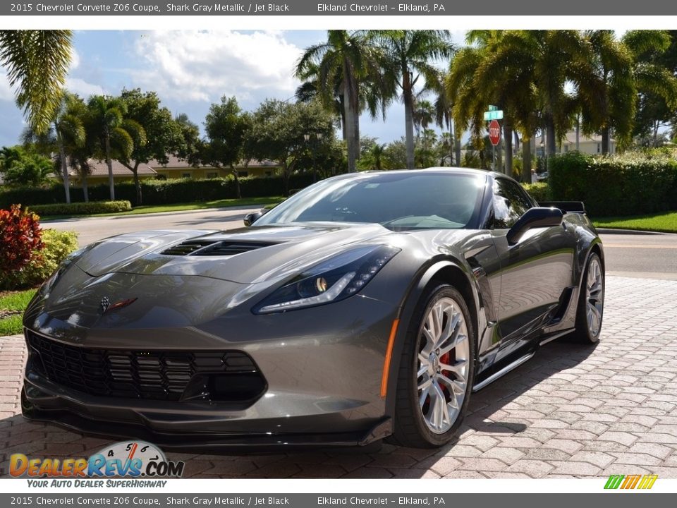 2015 Chevrolet Corvette Z06 Coupe Shark Gray Metallic / Jet Black Photo #3