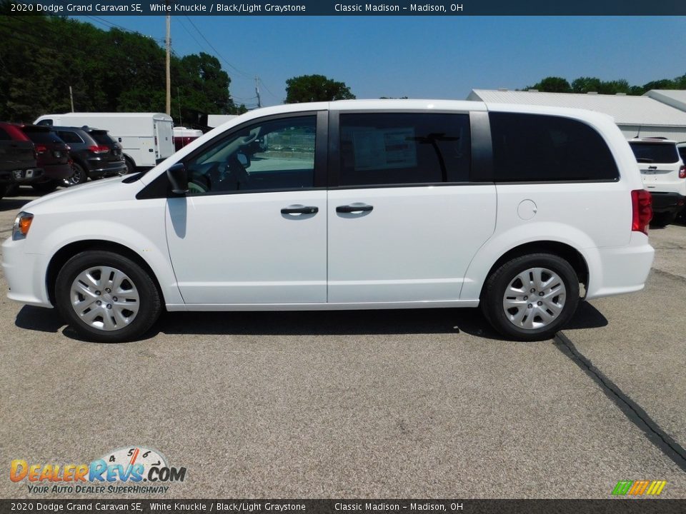 2020 Dodge Grand Caravan SE White Knuckle / Black/Light Graystone Photo #4