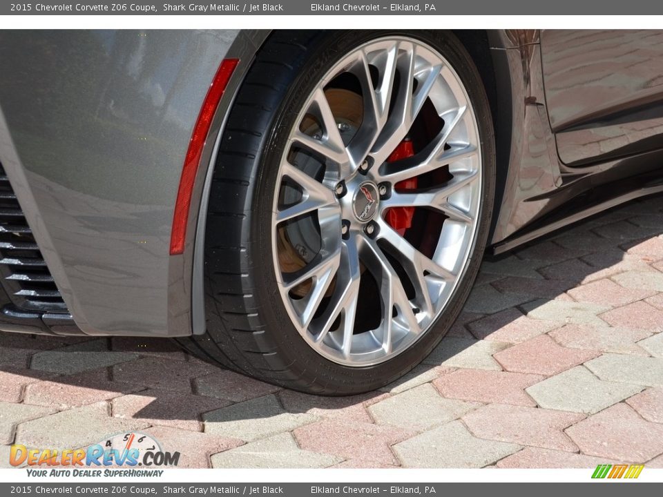 2015 Chevrolet Corvette Z06 Coupe Shark Gray Metallic / Jet Black Photo #11