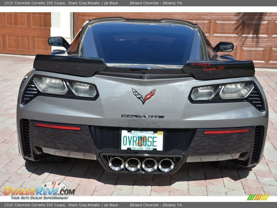 2015 Chevrolet Corvette Z06 Coupe Shark Gray Metallic / Jet Black Photo #13