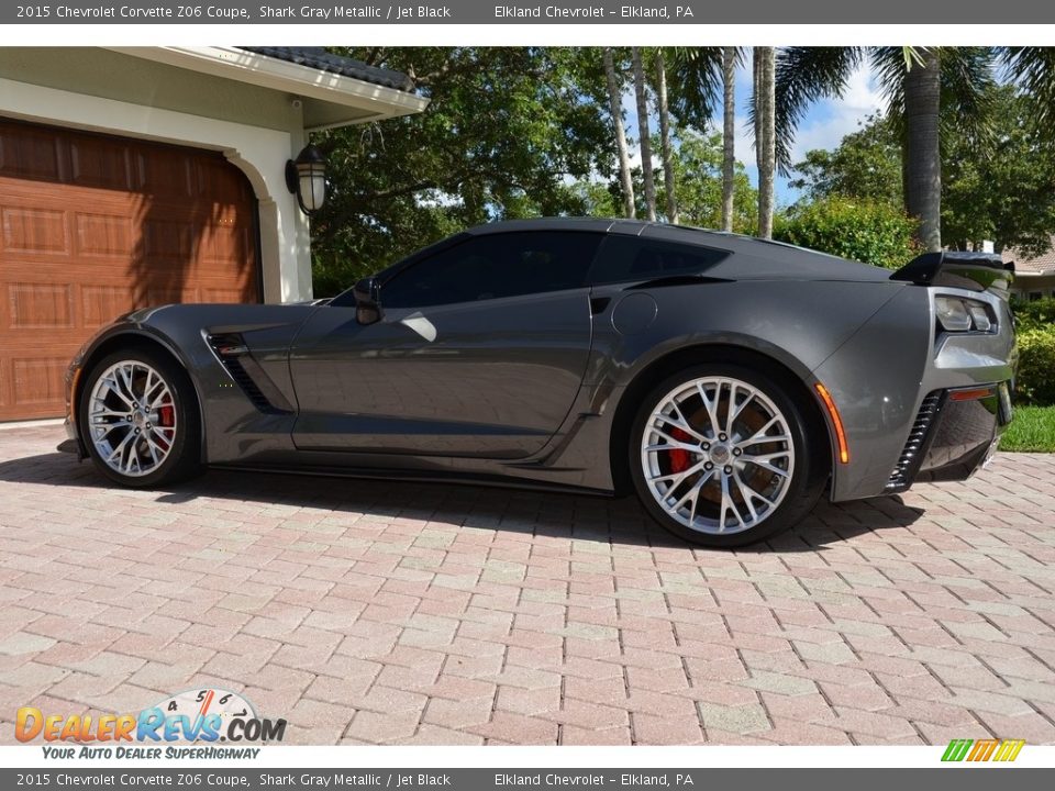 2015 Chevrolet Corvette Z06 Coupe Shark Gray Metallic / Jet Black Photo #17