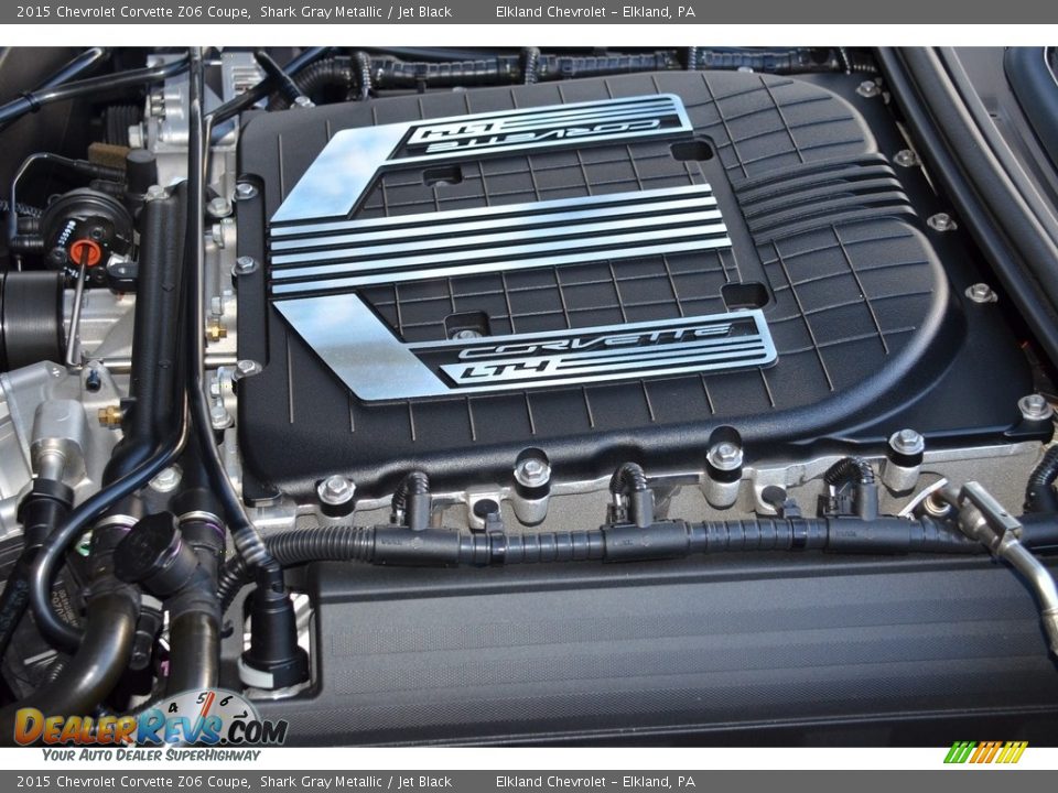 2015 Chevrolet Corvette Z06 Coupe Shark Gray Metallic / Jet Black Photo #19