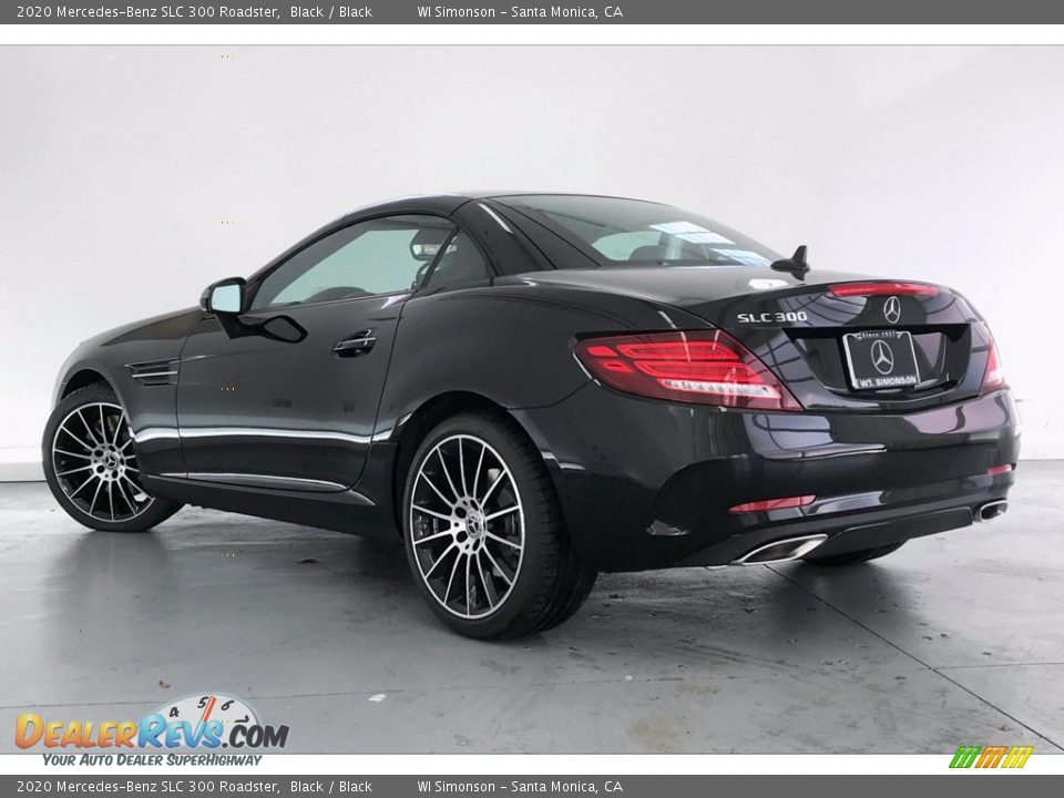 2020 Mercedes-Benz SLC 300 Roadster Black / Black Photo #2