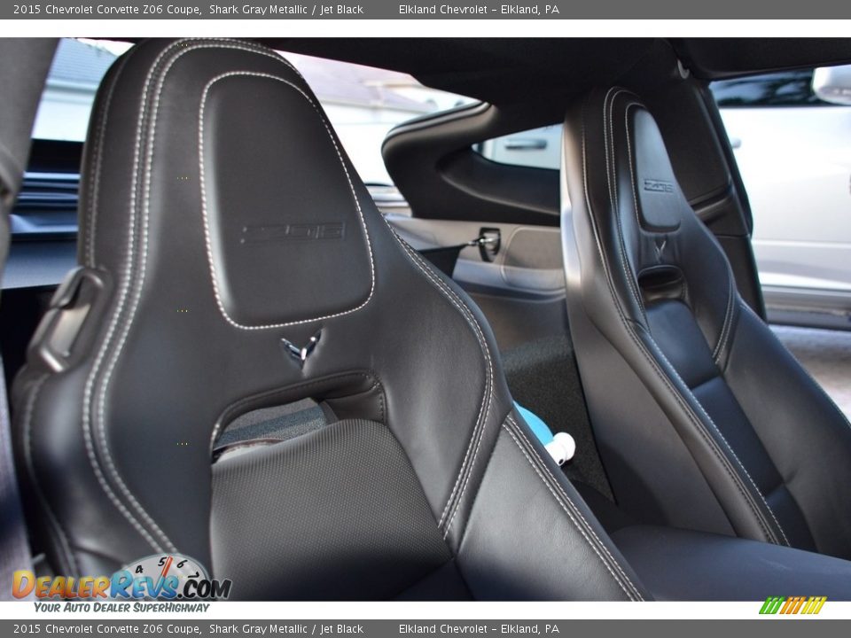 2015 Chevrolet Corvette Z06 Coupe Shark Gray Metallic / Jet Black Photo #28