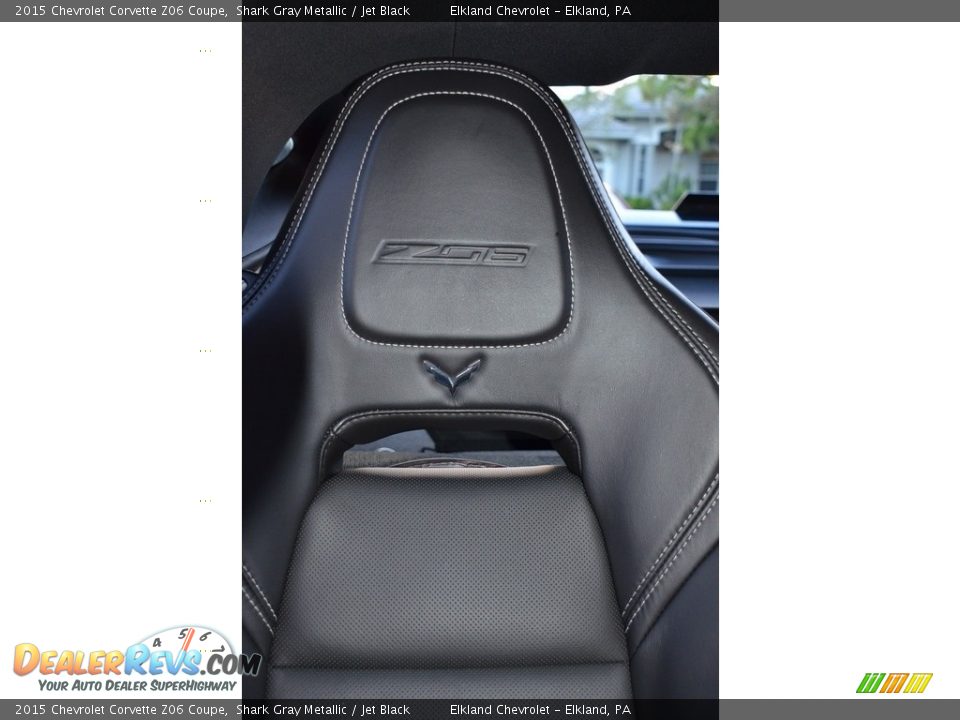 2015 Chevrolet Corvette Z06 Coupe Shark Gray Metallic / Jet Black Photo #29