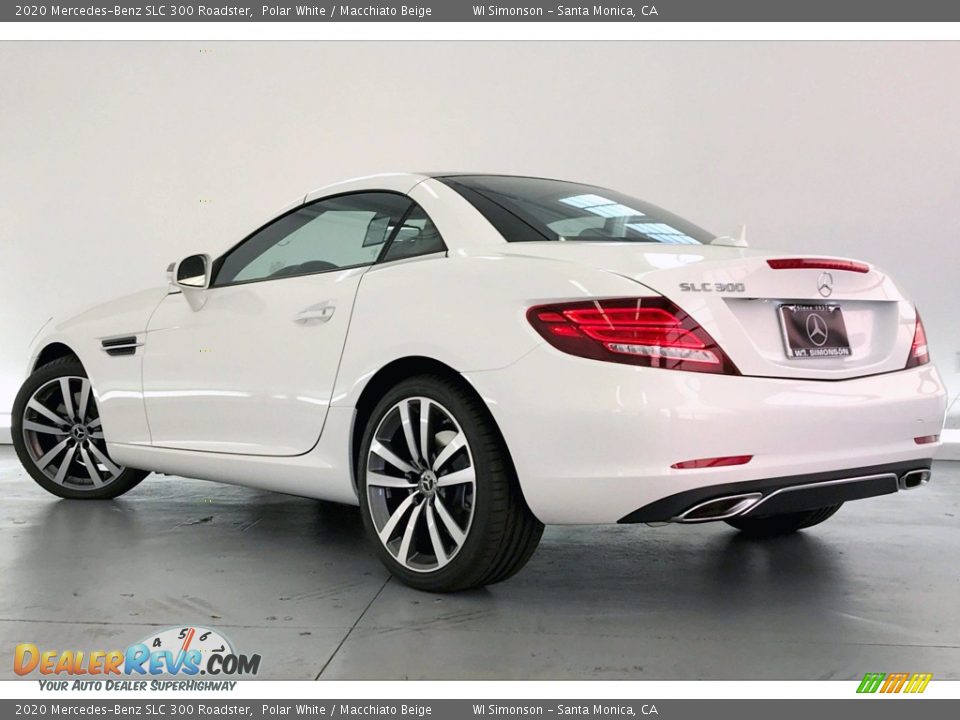 2020 Mercedes-Benz SLC 300 Roadster Polar White / Macchiato Beige Photo #2