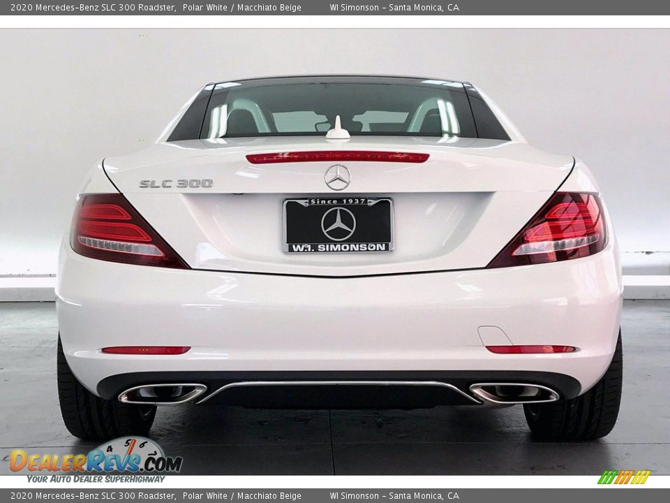 2020 Mercedes-Benz SLC 300 Roadster Polar White / Macchiato Beige Photo #3