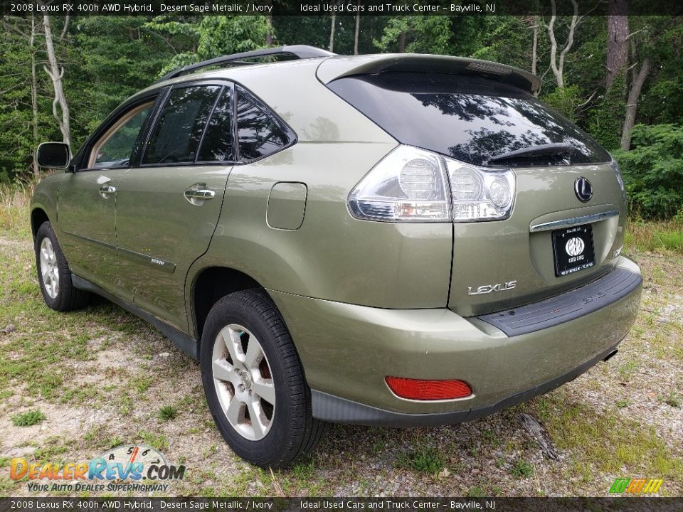 2008 Lexus RX 400h AWD Hybrid Desert Sage Metallic / Ivory Photo #3