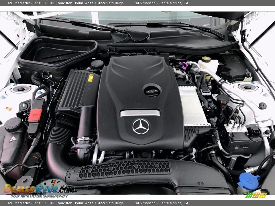 2020 Mercedes-Benz SLC 300 Roadster Polar White / Macchiato Beige Photo #8