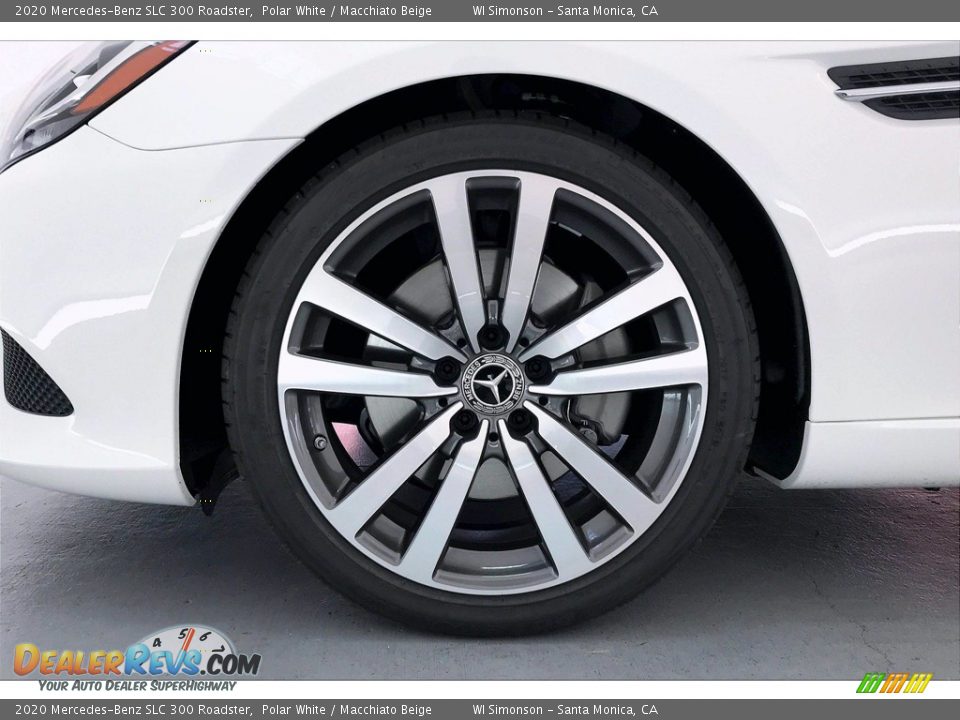 2020 Mercedes-Benz SLC 300 Roadster Polar White / Macchiato Beige Photo #9