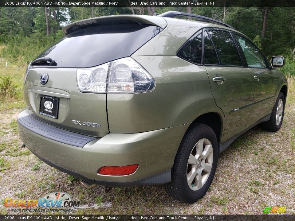 2008 Lexus RX 400h AWD Hybrid Desert Sage Metallic / Ivory Photo #5