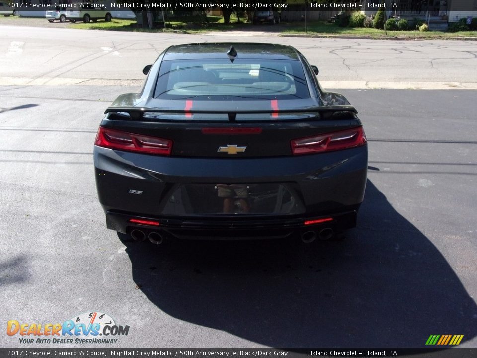 2017 Chevrolet Camaro SS Coupe Nightfall Gray Metallic / 50th Anniversary Jet Black/Dark Gray Photo #5