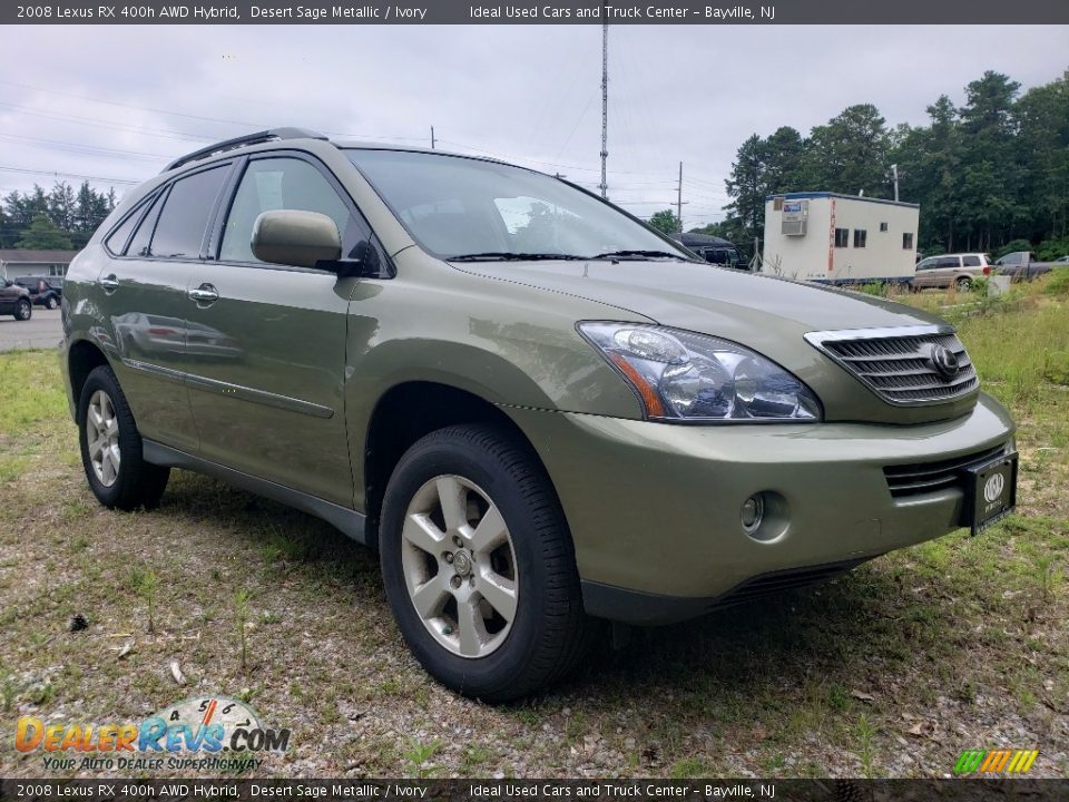 2008 Lexus RX 400h AWD Hybrid Desert Sage Metallic / Ivory Photo #7