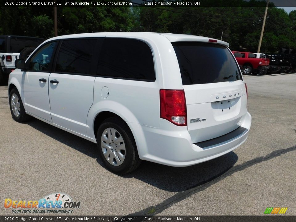 2020 Dodge Grand Caravan SE White Knuckle / Black/Light Graystone Photo #5