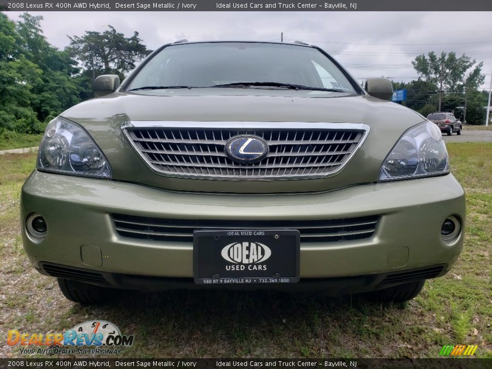 2008 Lexus RX 400h AWD Hybrid Desert Sage Metallic / Ivory Photo #8