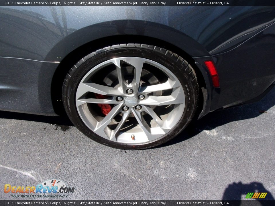 2017 Chevrolet Camaro SS Coupe Nightfall Gray Metallic / 50th Anniversary Jet Black/Dark Gray Photo #9