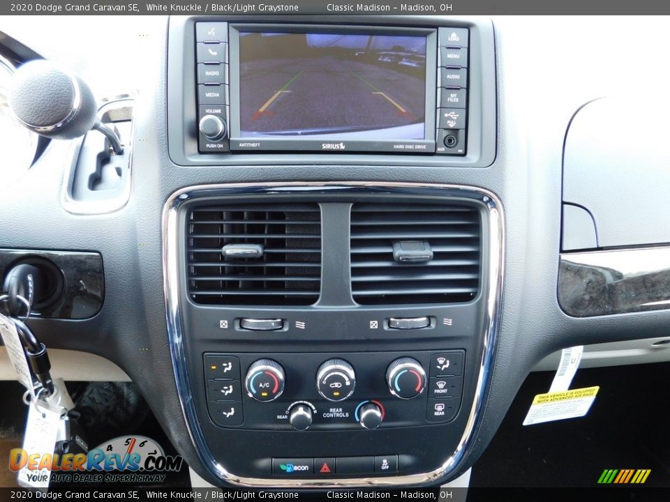 2020 Dodge Grand Caravan SE White Knuckle / Black/Light Graystone Photo #10